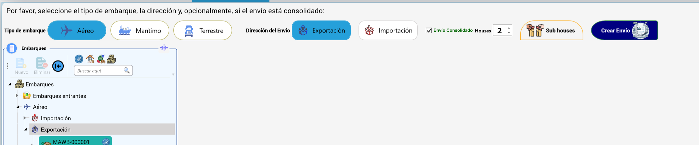 Nuevo consolidado con dos houses