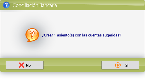 Aceptar sugerencias pregunta antes de crear los asientos (captura de Panamá)