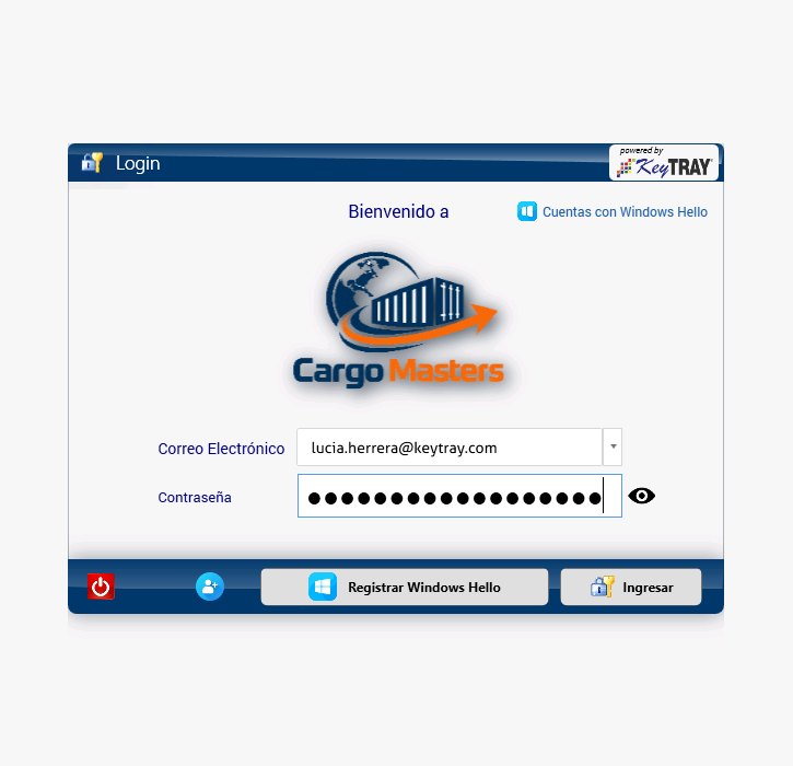 La segunda cuenta, lista para registrarse