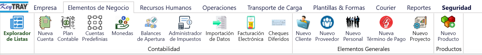 El botón Facturación Electrónica