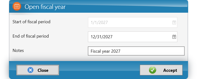 Opening fiscal year 2027