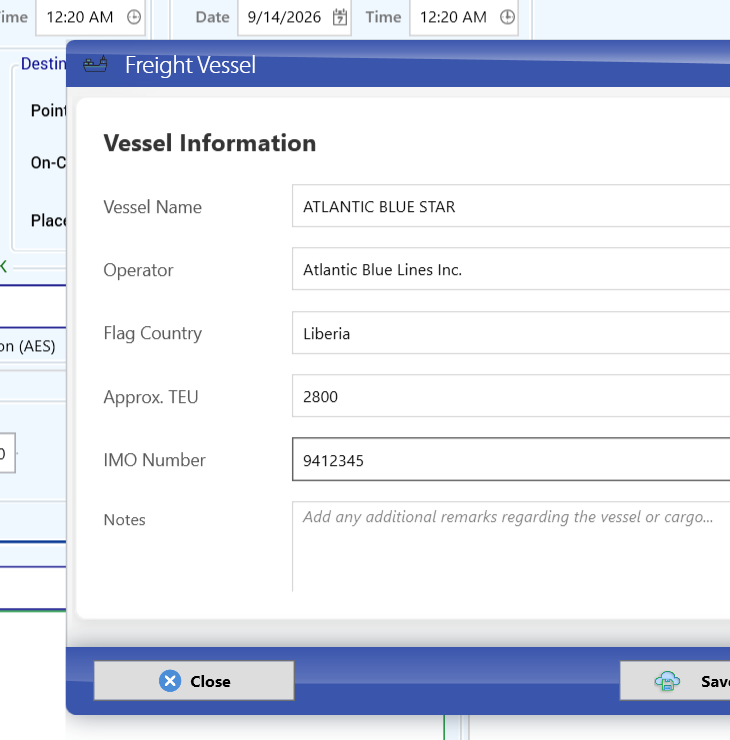 New vessel