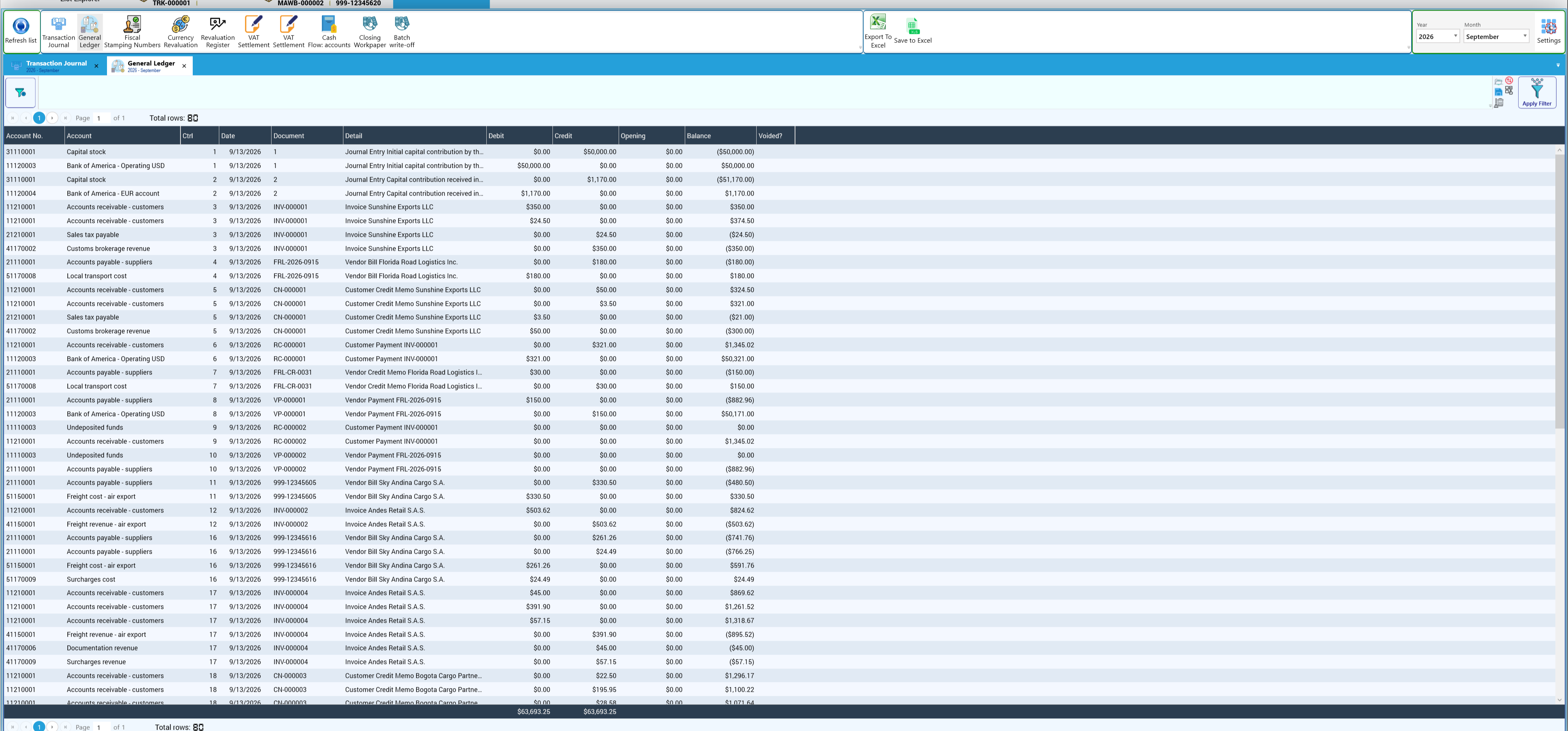 General Ledger
