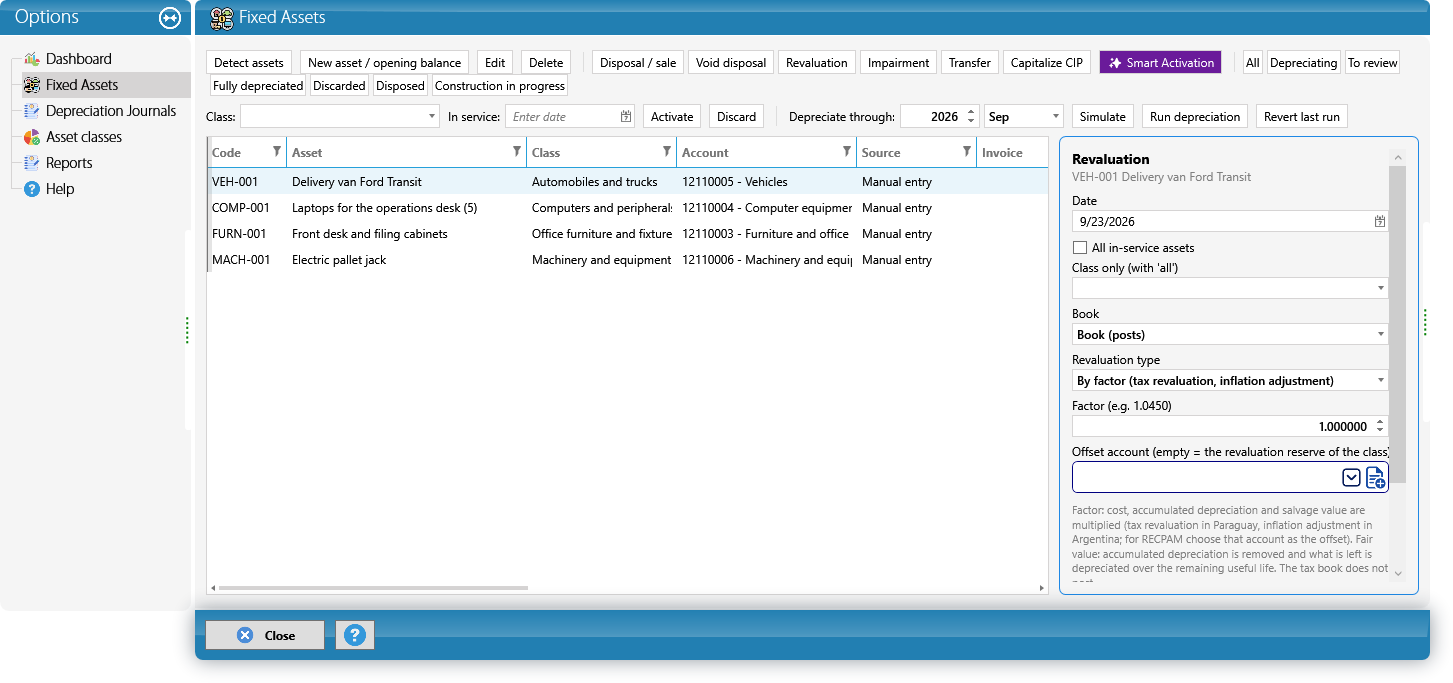 Revaluation by factor (Cargo Masters USA screenshot)