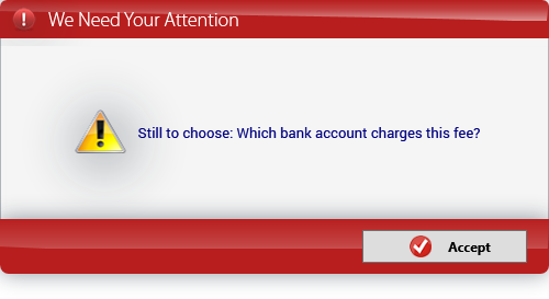 The bank still has to be picked