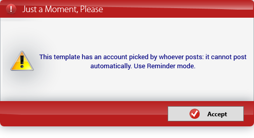 A template with a line to pick cannot be scheduled as Automatic