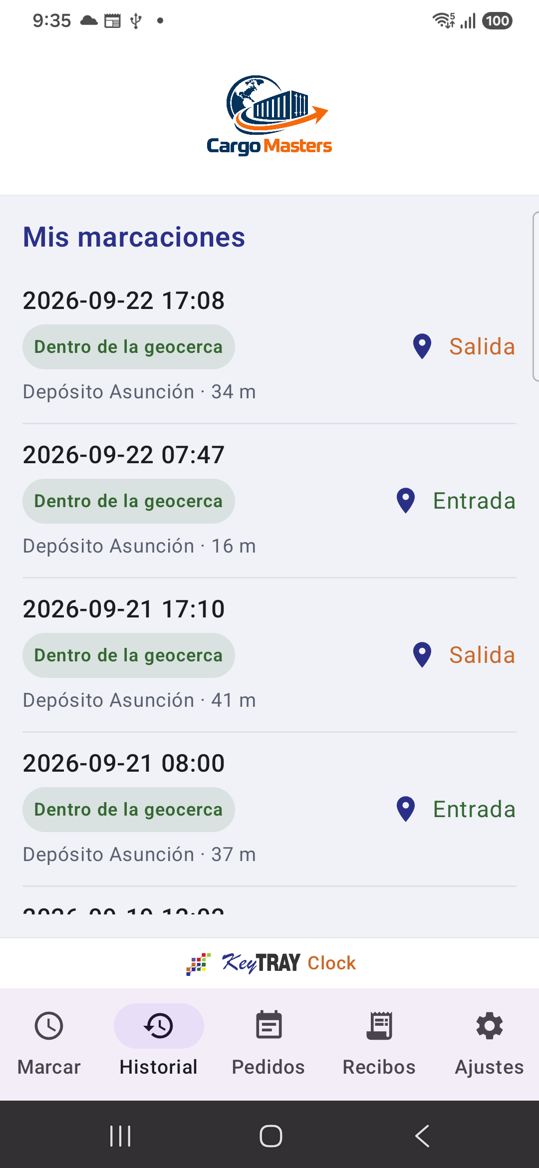 Mis marcaciones
