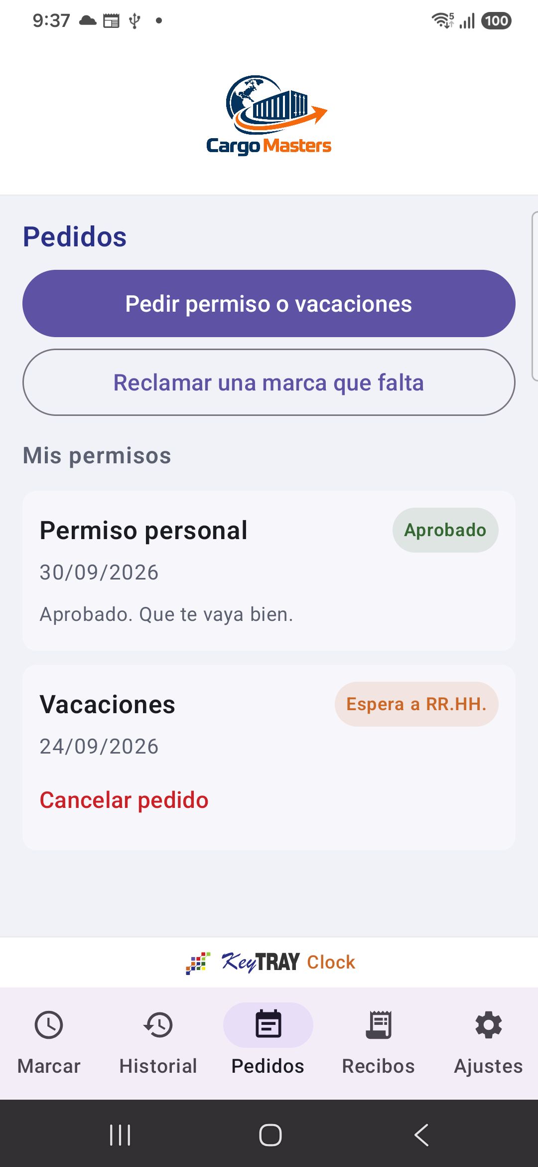 Mis permisos
