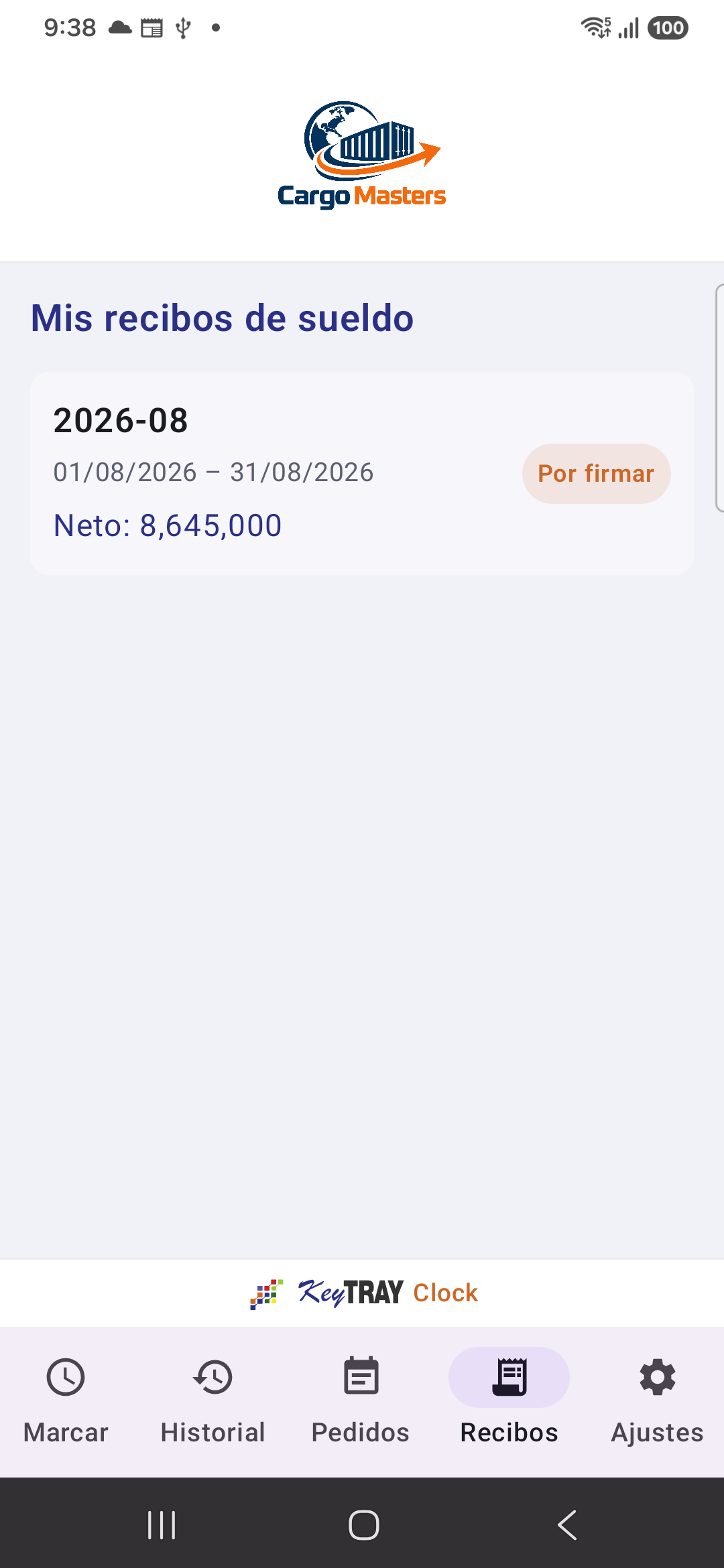 Mis recibos